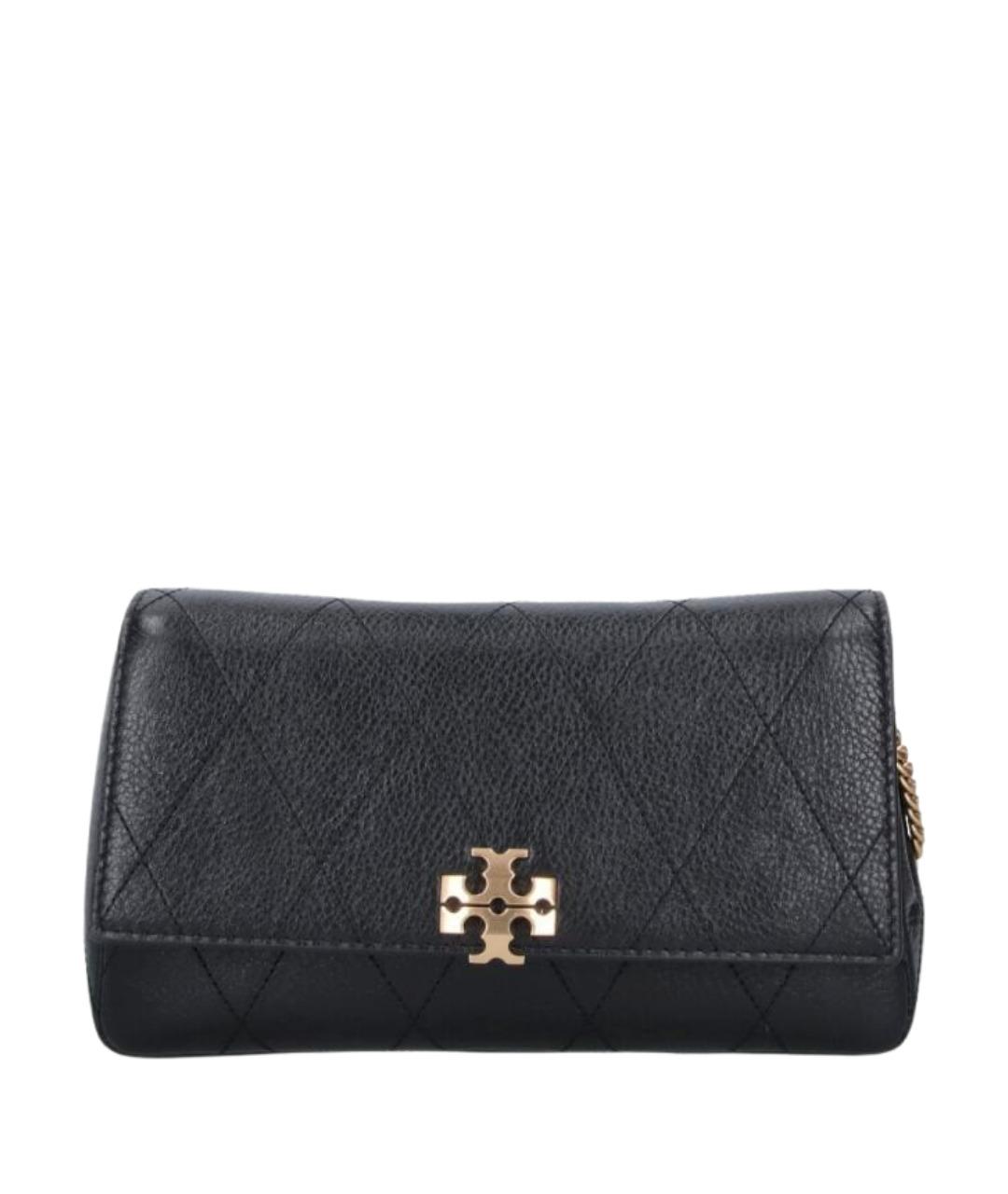 TORY BURCH Черная кожаная сумка через плечо, фото 1