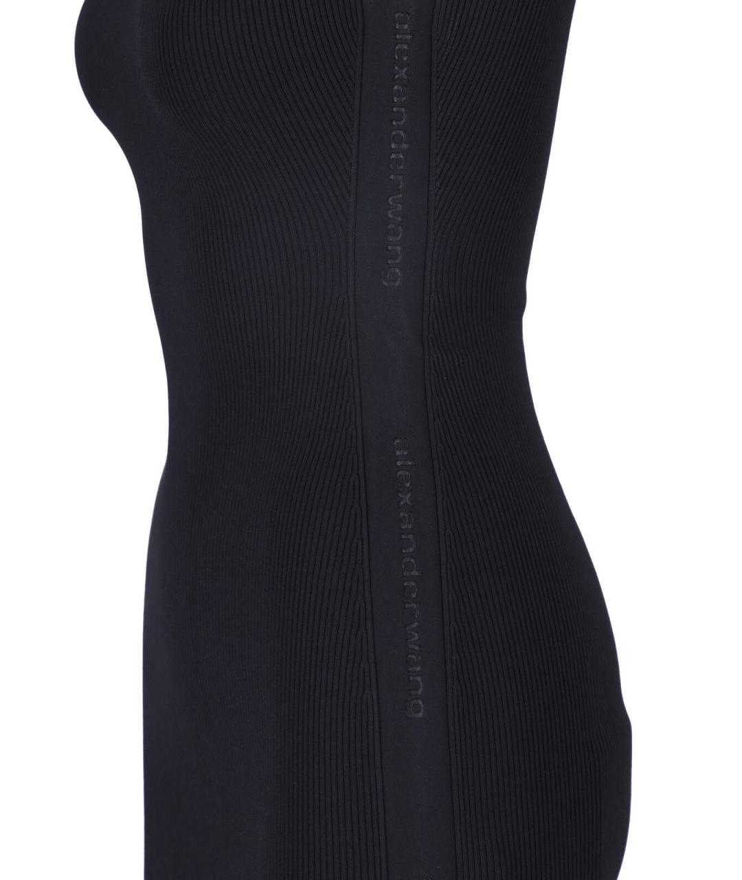 ALEXANDER WANG Черное вискозное платье, фото 3