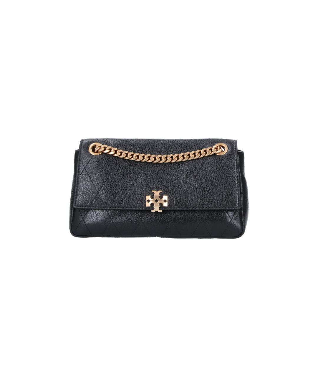 TORY BURCH Черная кожаная сумка через плечо, фото 1