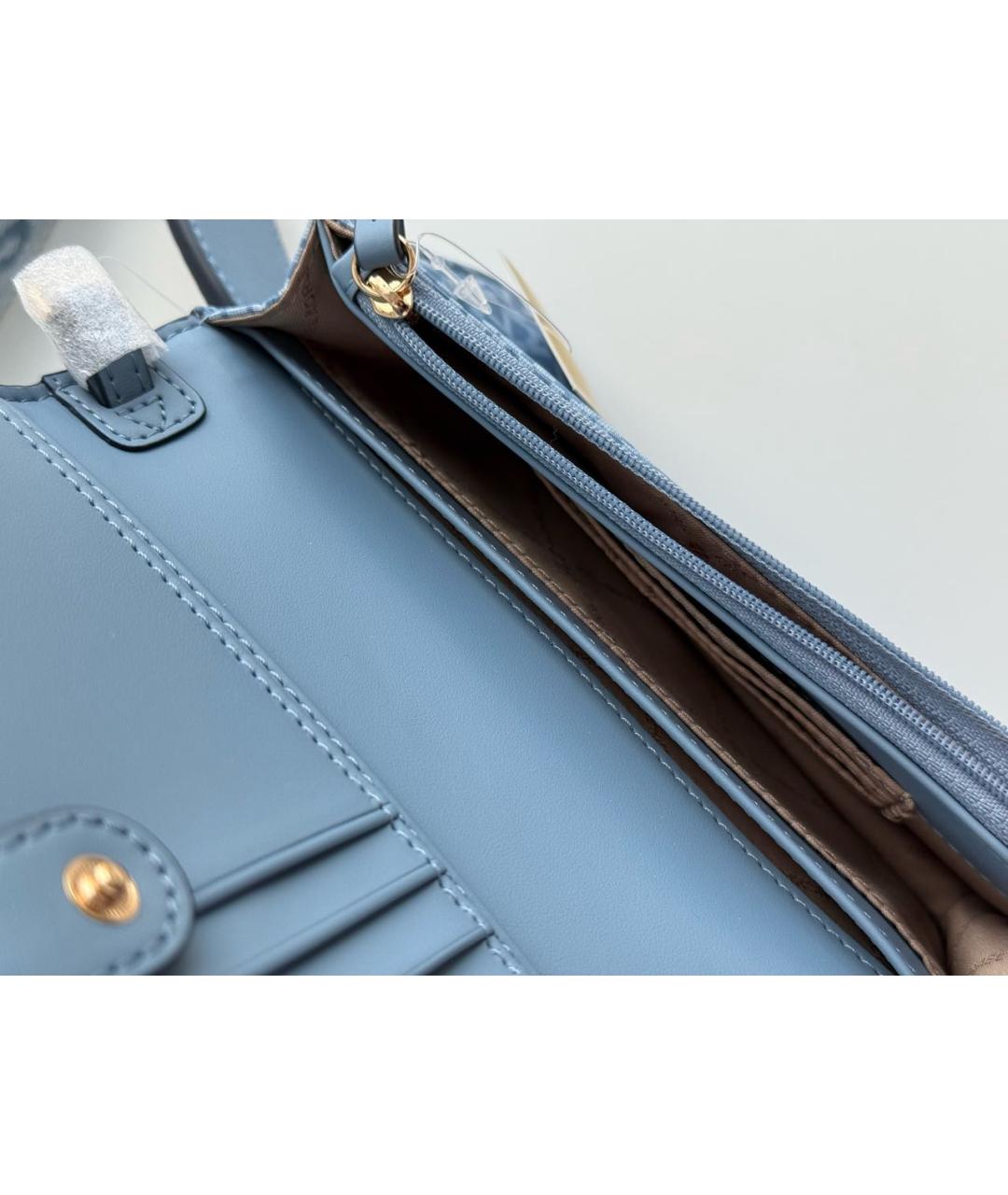 MICHAEL KORS Голубая сумка через плечо, фото 4