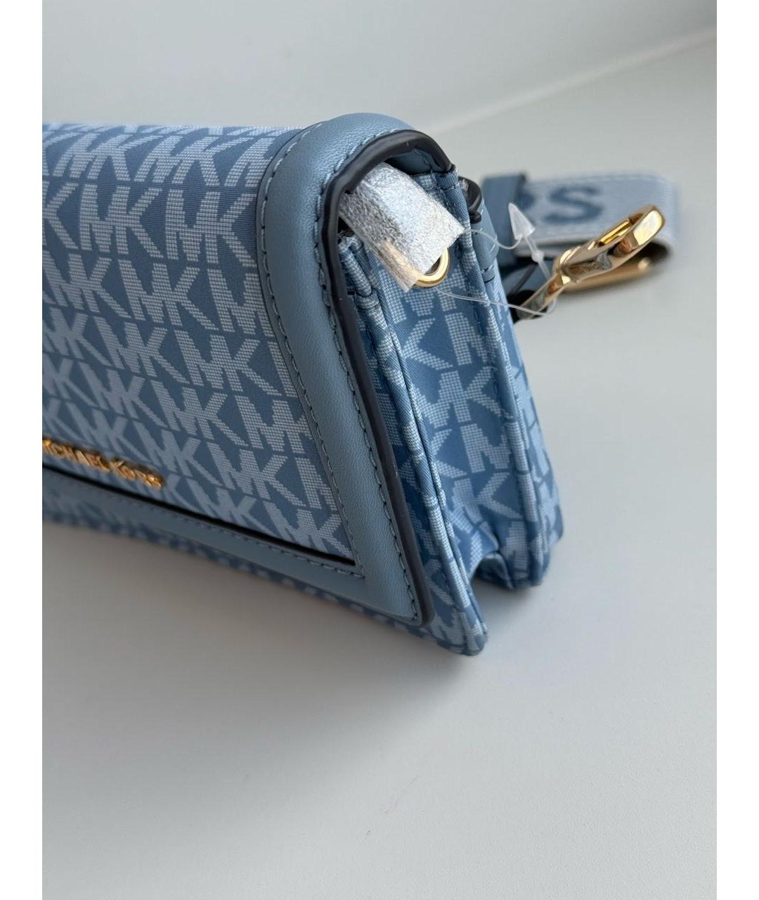 MICHAEL KORS Голубая сумка через плечо, фото 7