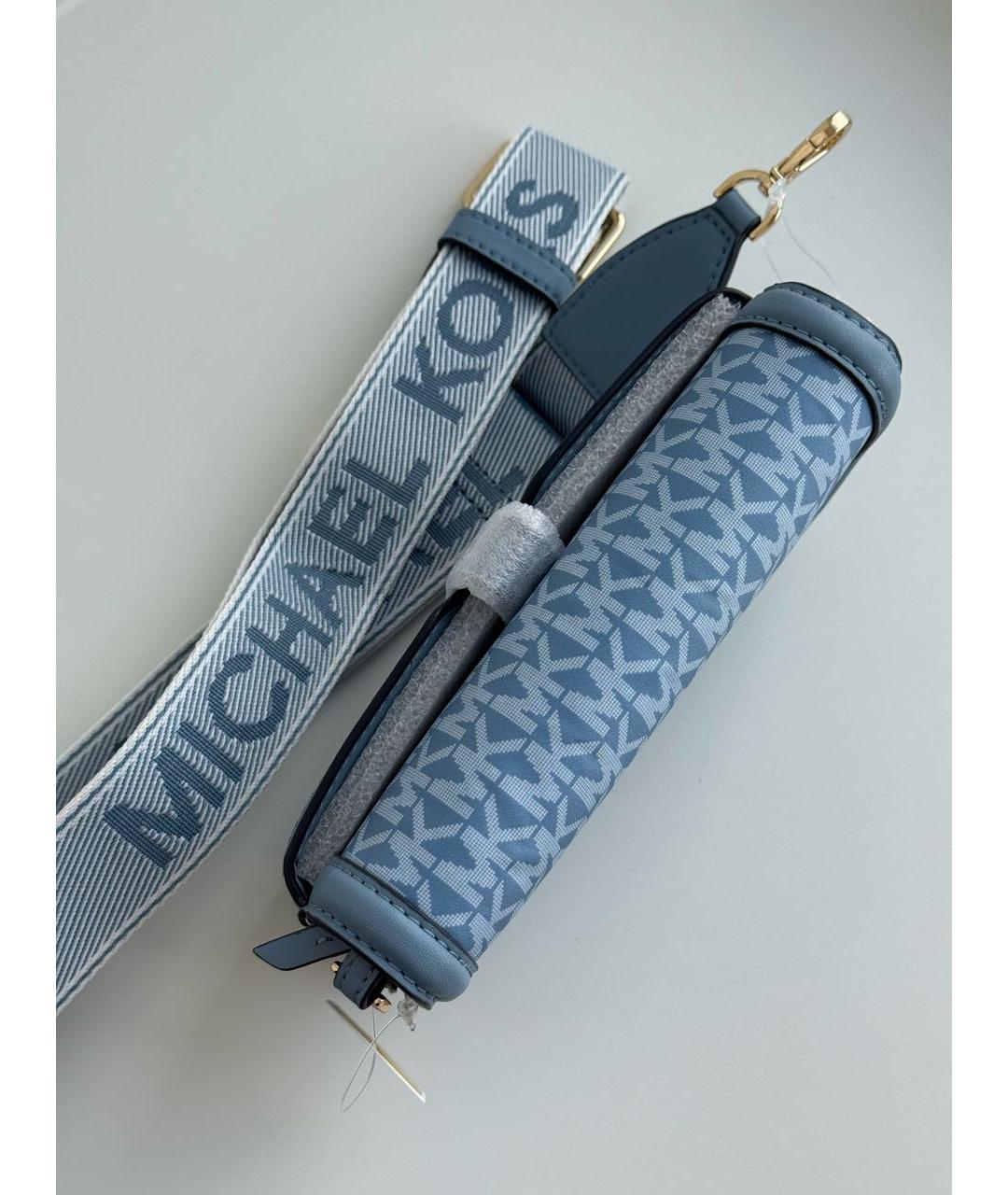 MICHAEL KORS Голубая сумка через плечо, фото 5