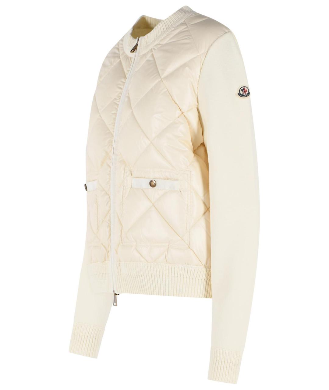 MONCLER Бежевый хлопковый кардиган, фото 2