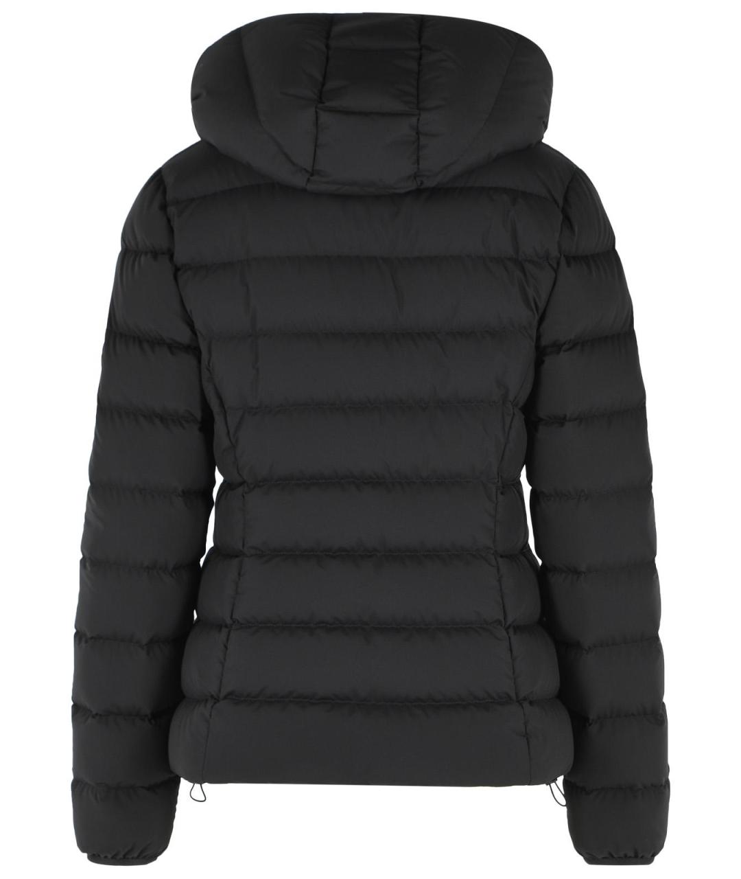 MONCLER Черный полиэстеровый пуховик, фото 3