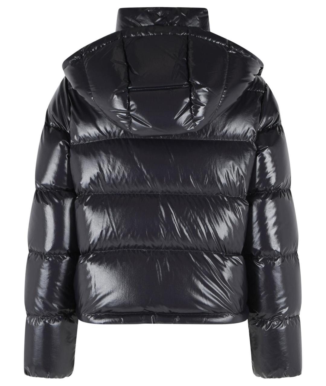 MONCLER Синий полиамидовый пуховик, фото 3