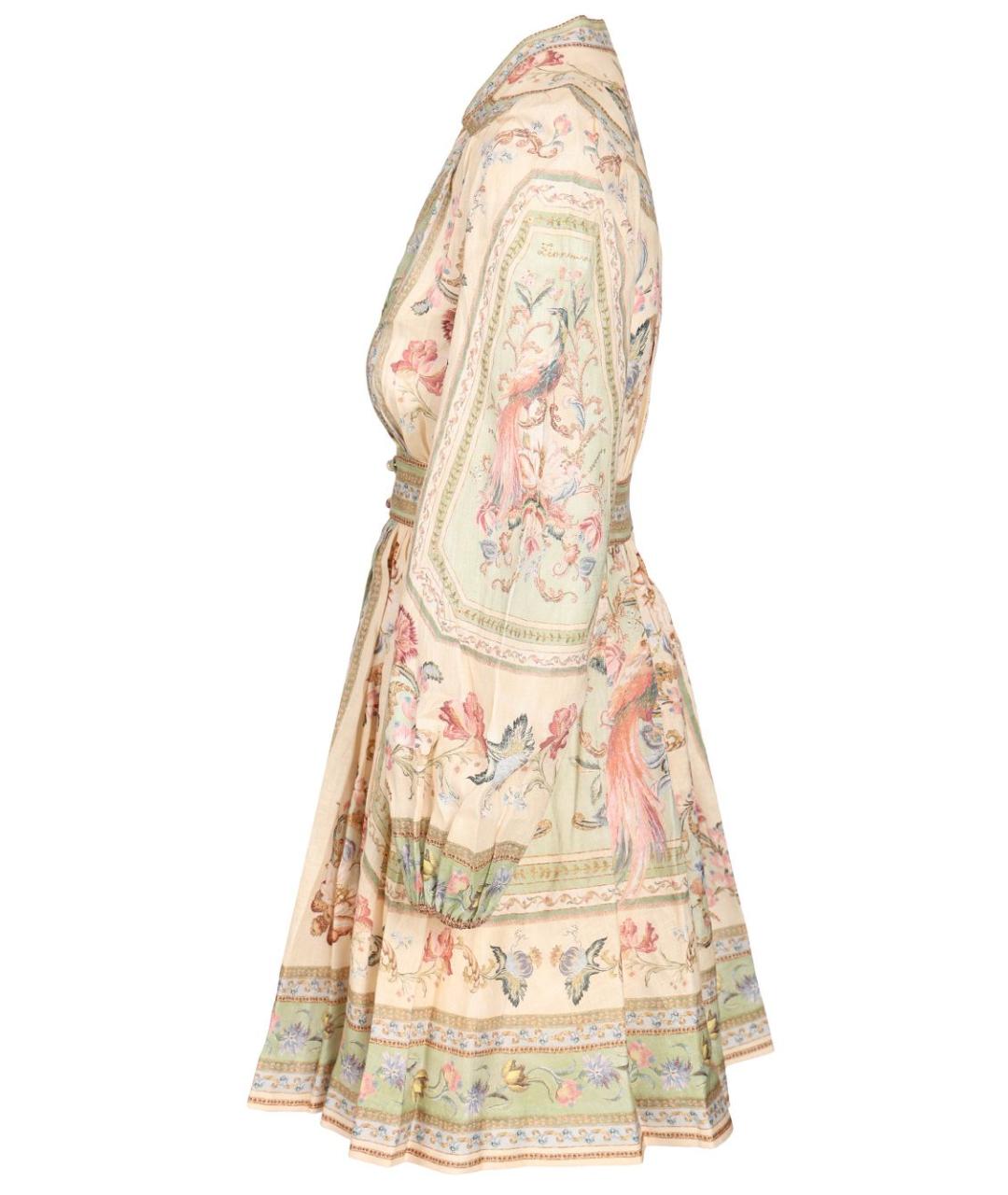 ZIMMERMANN Мульти хлопковое повседневное платье, фото 3