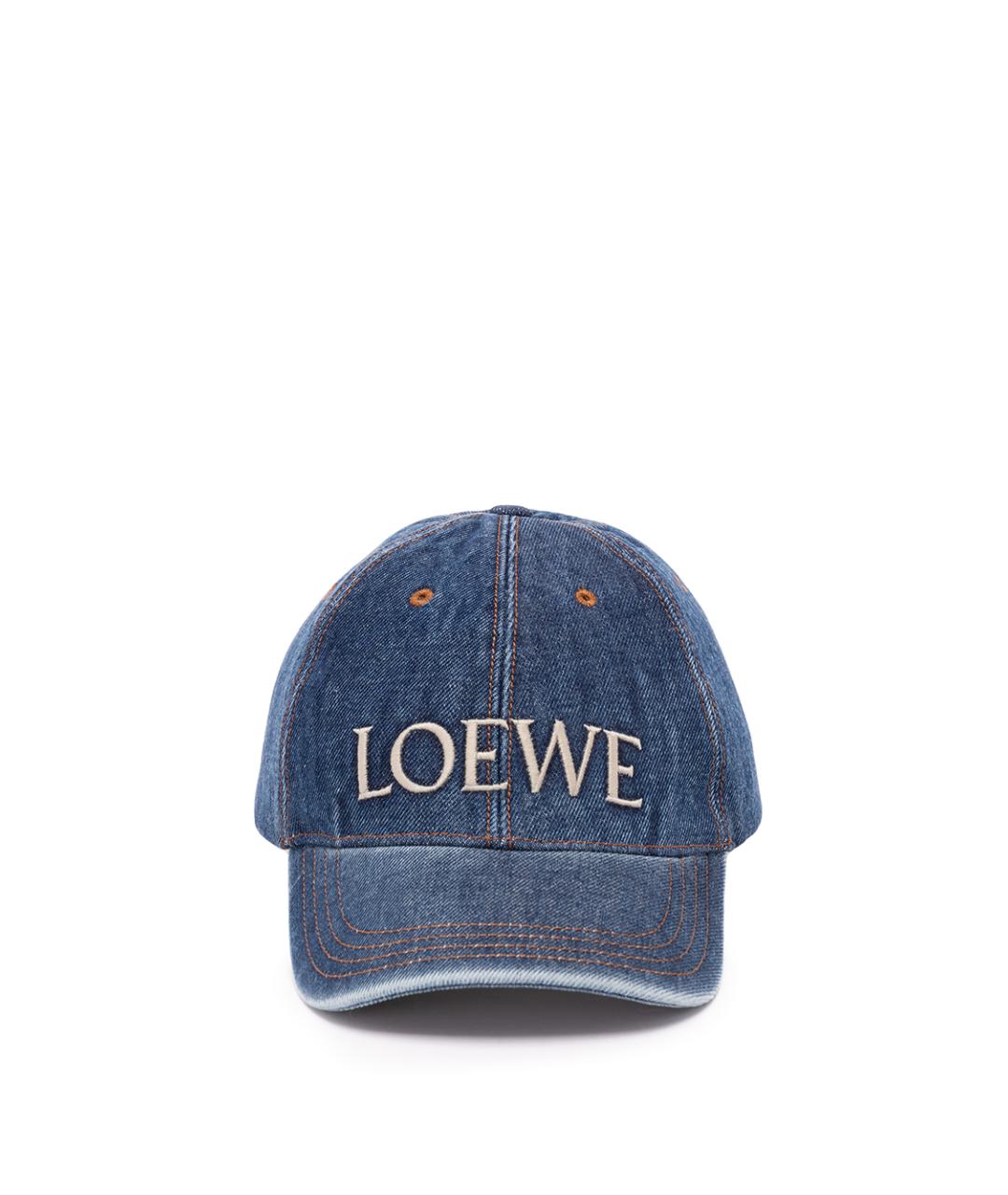 LOEWE Синяя хлопковая кепка, фото 1
