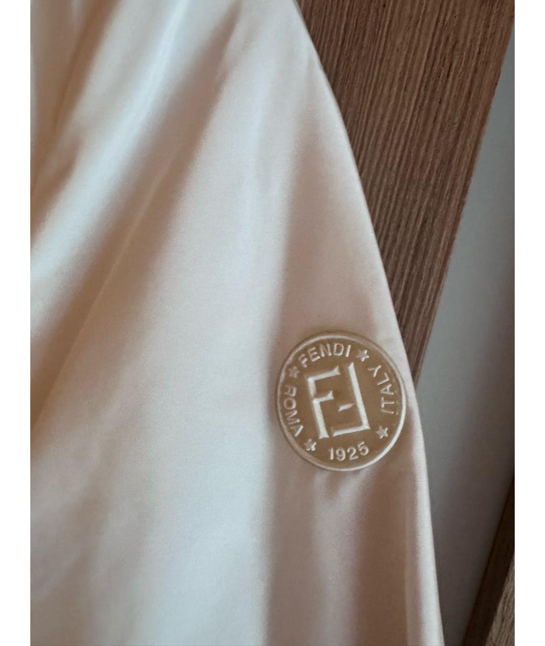 FENDI Белая куртка, фото 4