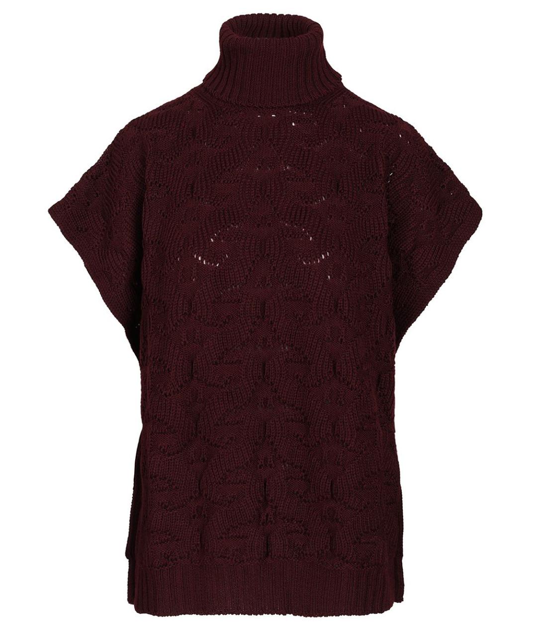 ETRO Бордовый шерстяной джемпер / свитер, фото 1