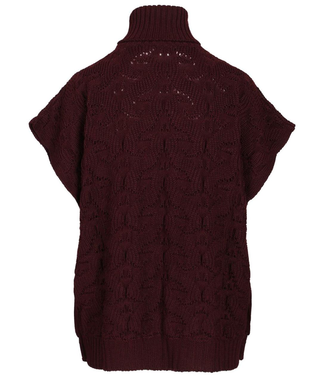 ETRO Бордовый шерстяной джемпер / свитер, фото 2