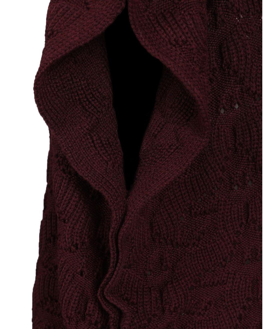 ETRO Бордовый шерстяной джемпер / свитер, фото 6