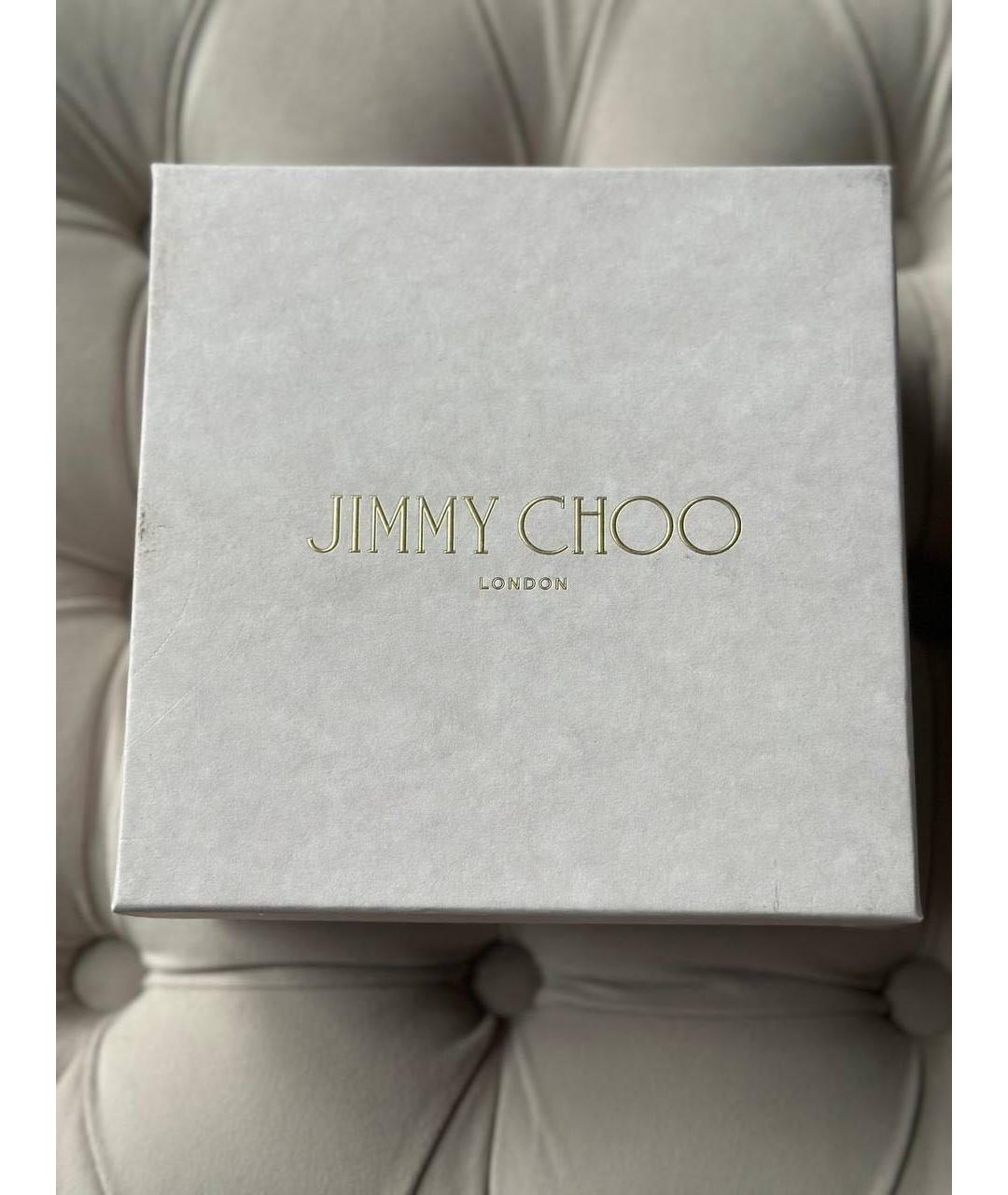 JIMMY CHOO Черный кожаный ремень, фото 3