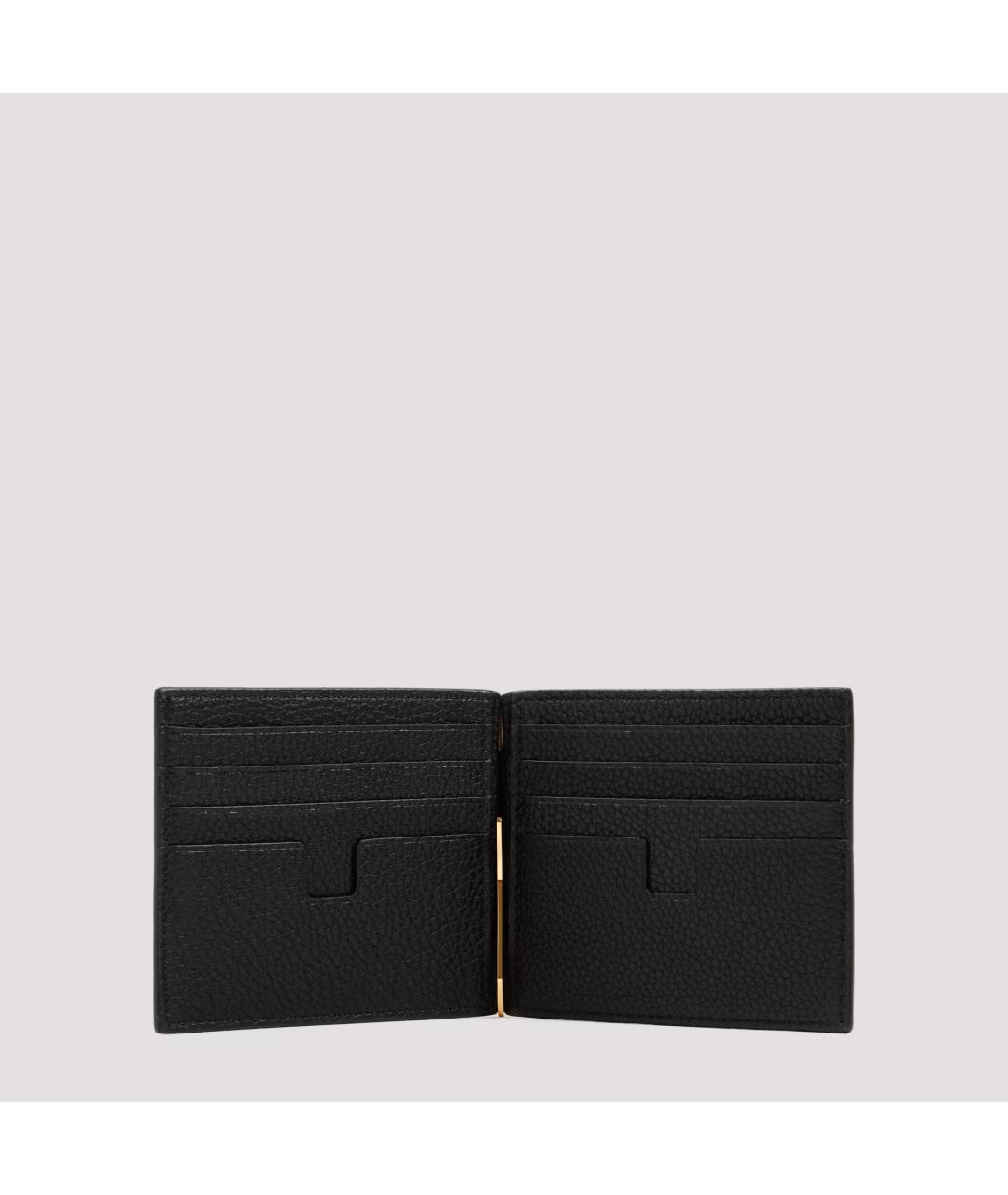 TOM FORD Черный кожаный кардхолдер, фото 4