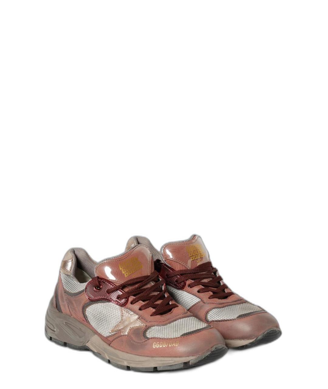 GOLDEN GOOSE Серые кожаные кроссовки, фото 2