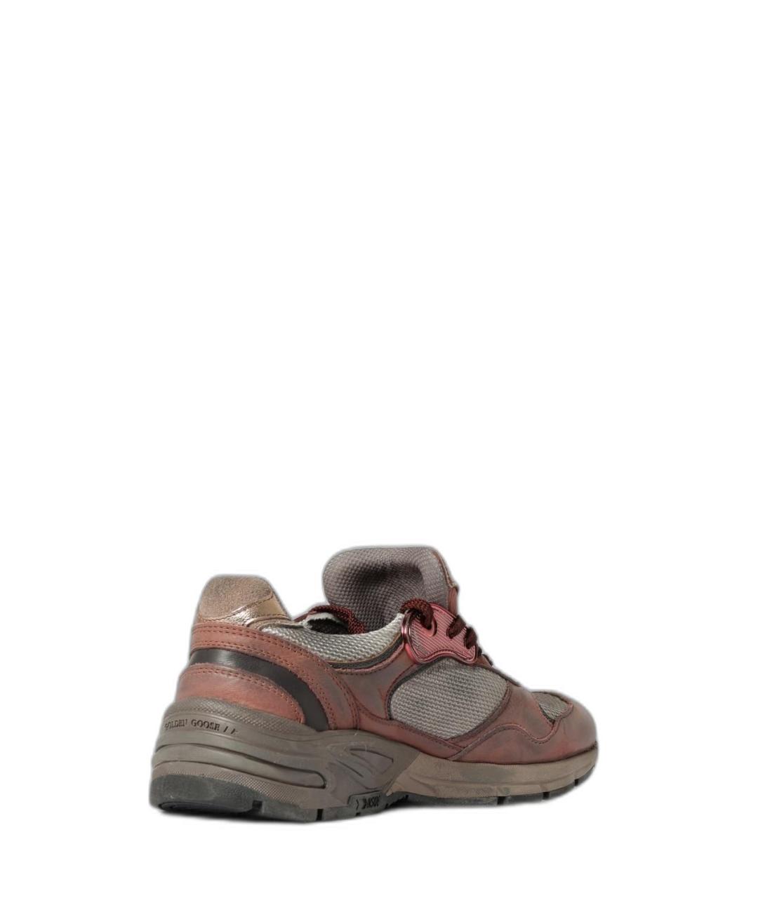GOLDEN GOOSE Серые кожаные кроссовки, фото 3