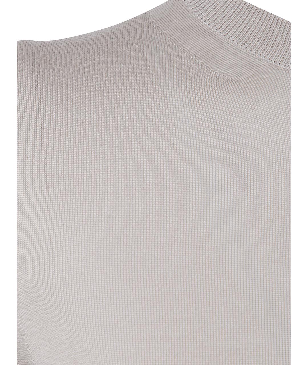 MAX MARA Серый кашемировый джемпер / свитер, фото 3