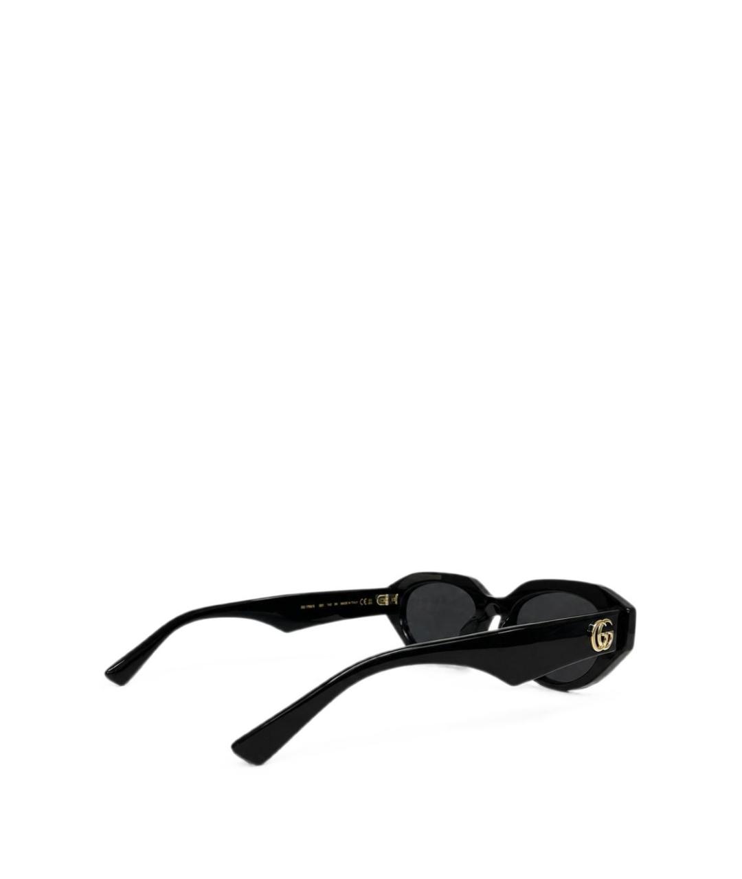 GUCCI Черные пластиковые солнцезащитные очки, фото 3