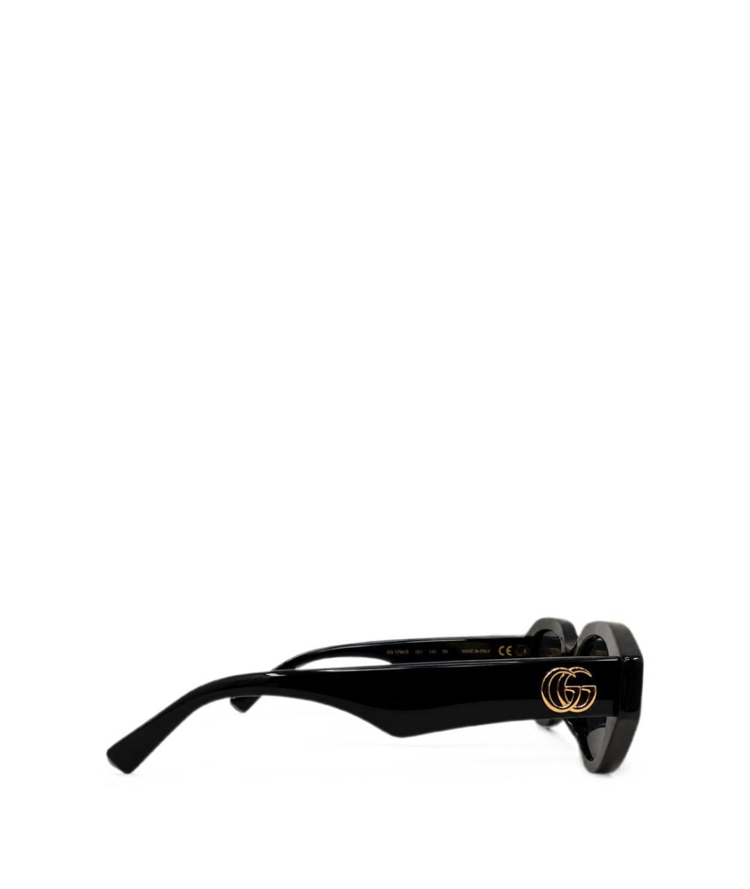 GUCCI Черные пластиковые солнцезащитные очки, фото 4