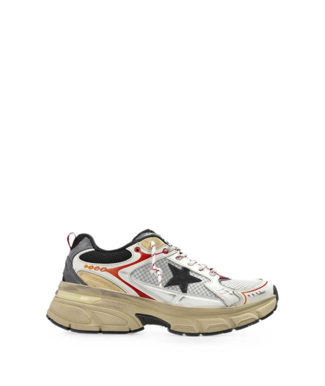 GOLDEN GOOSE Белые синтетические кроссовки, фото 1