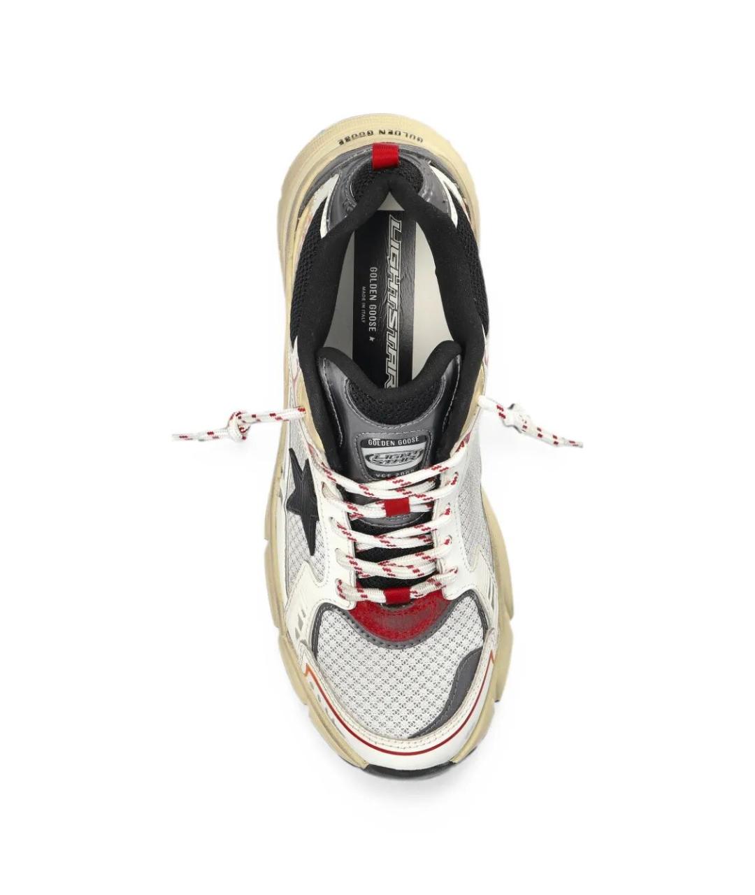 GOLDEN GOOSE Белые синтетические кроссовки, фото 4