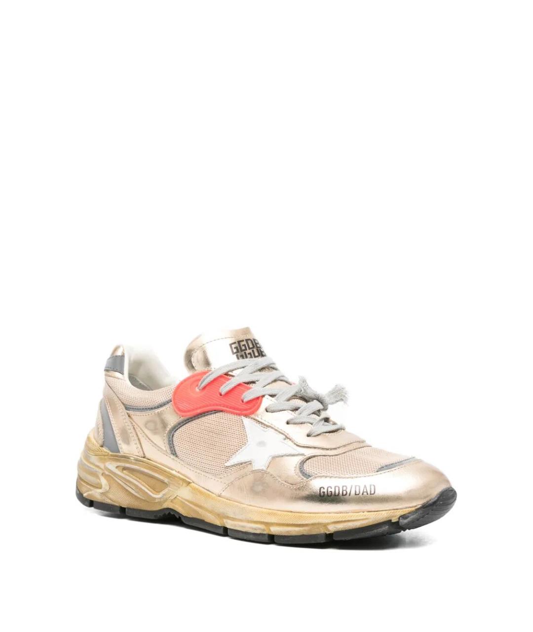 GOLDEN GOOSE Кожаные низкие кроссовки / кеды, фото 3