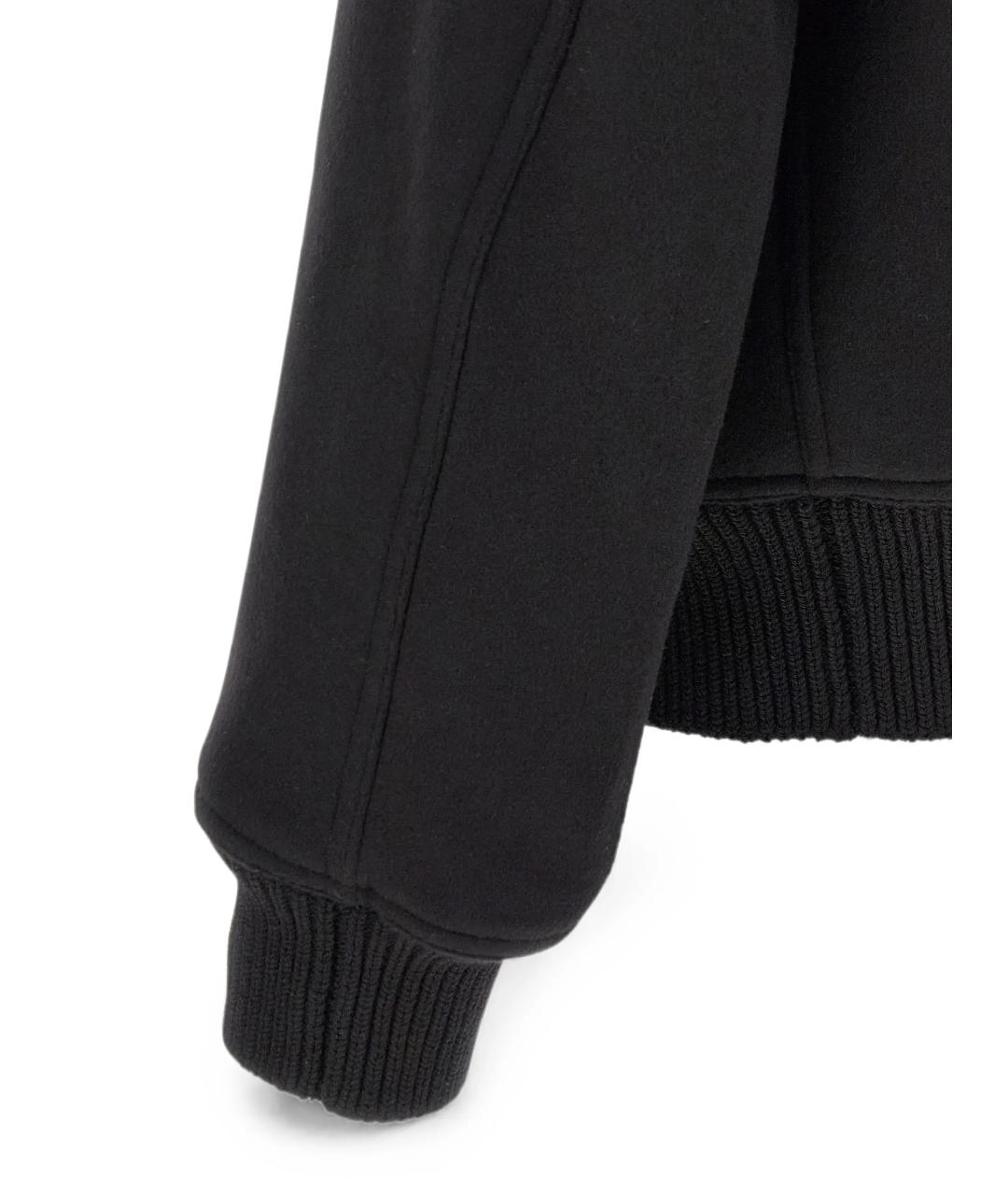 RICK OWENS Черная шерстяная куртка, фото 4