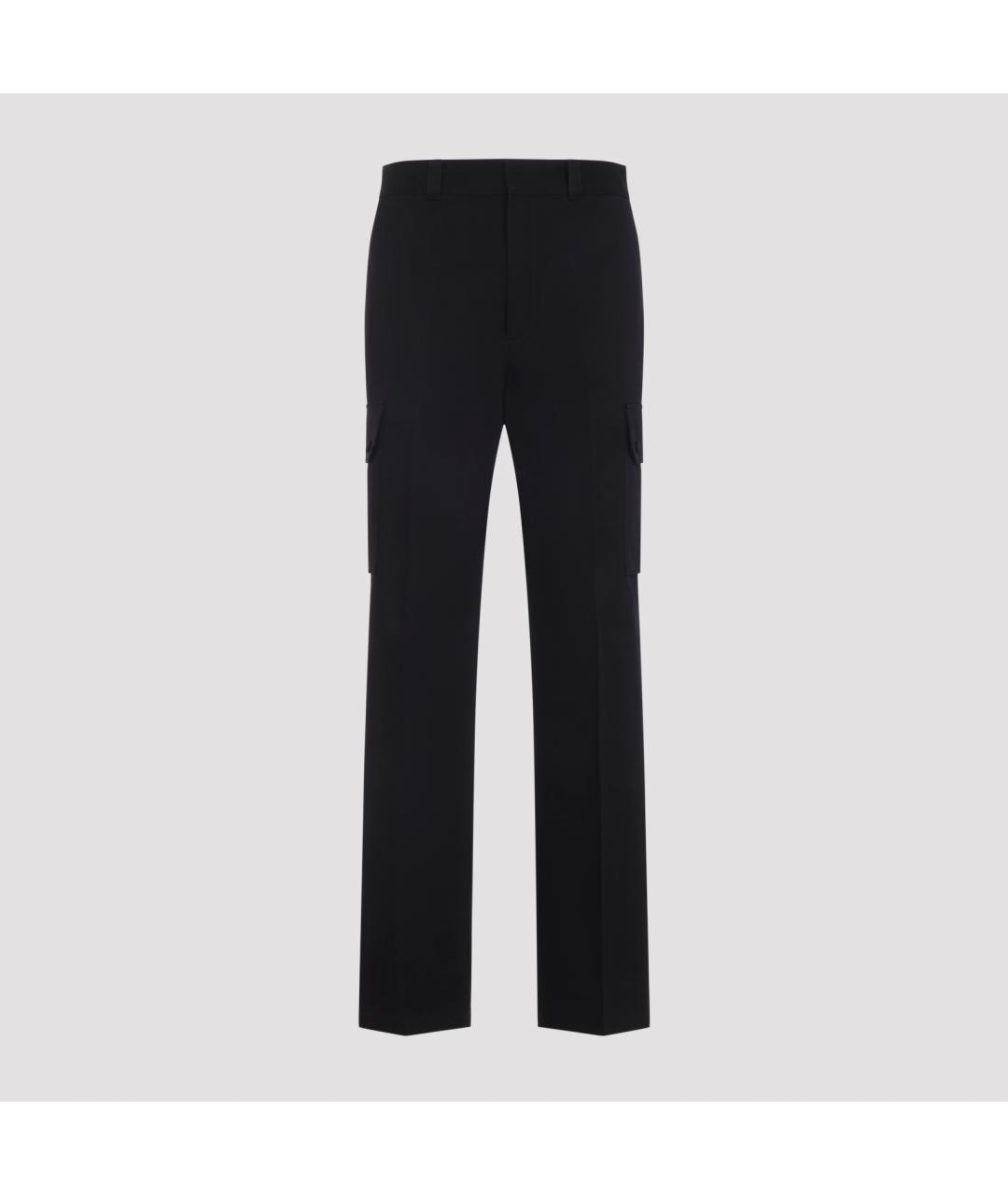 GIVENCHY Черные хлопковые повседневные брюки, фото 2