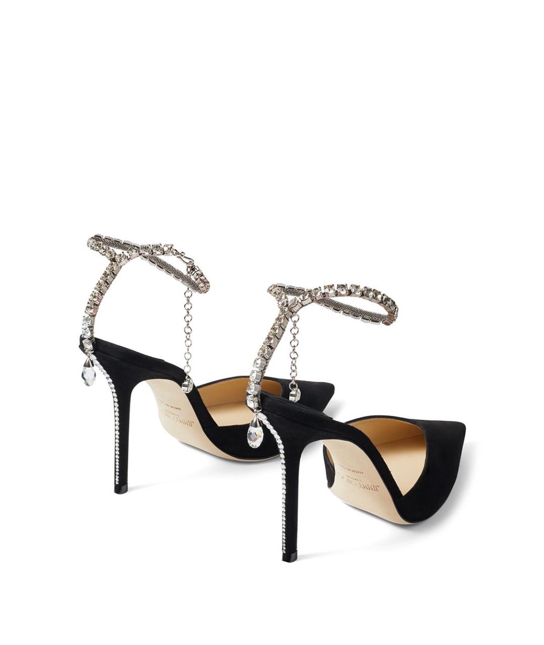 JIMMY CHOO Черные замшевые туфли, фото 3