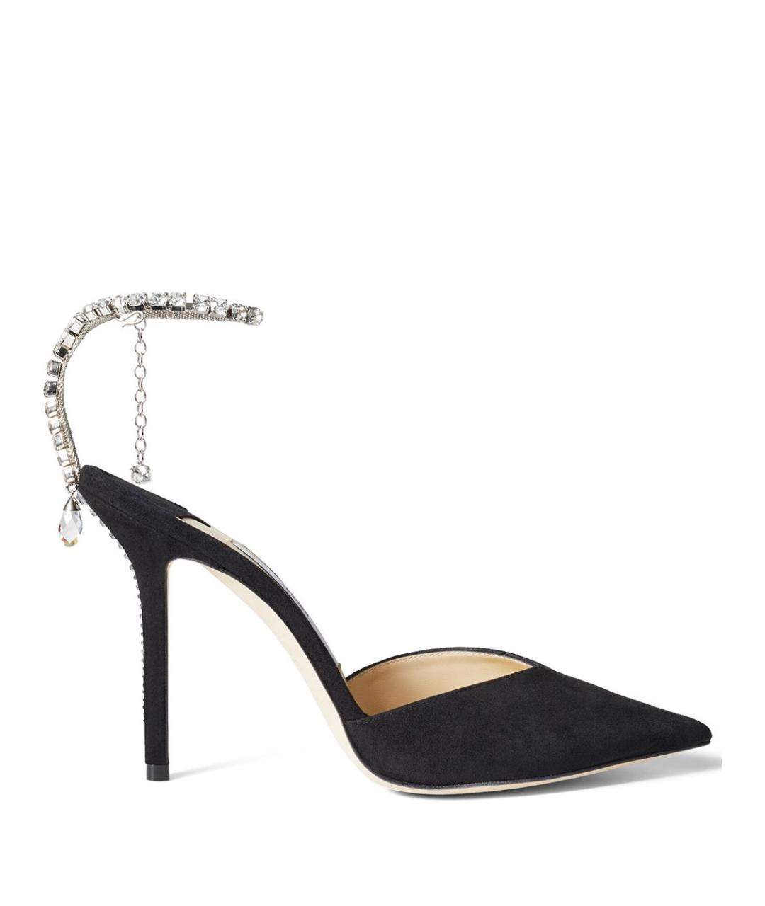 JIMMY CHOO Черные замшевые туфли, фото 1