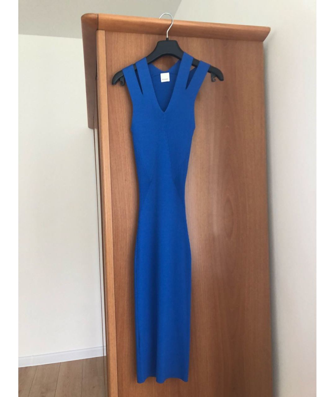 PINKO Синее коктейльное платье, фото 4