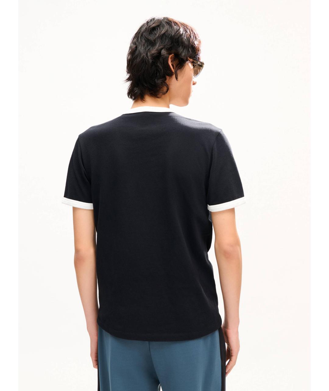 KENZO Черная хлопковая футболка, фото 3
