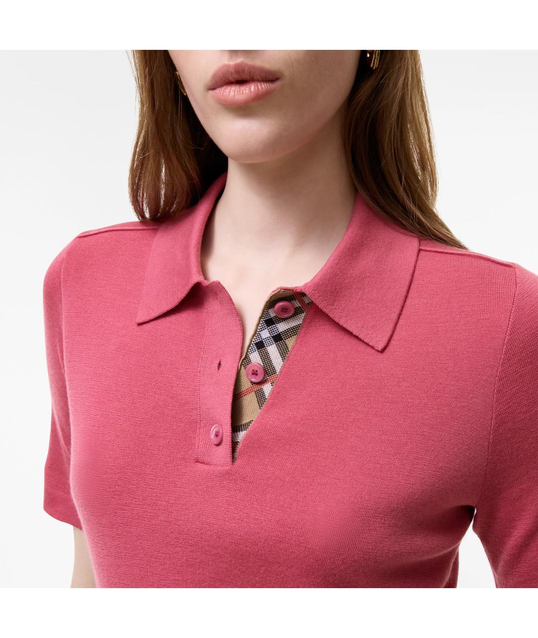 BURBERRY Розовая футболка, фото 3