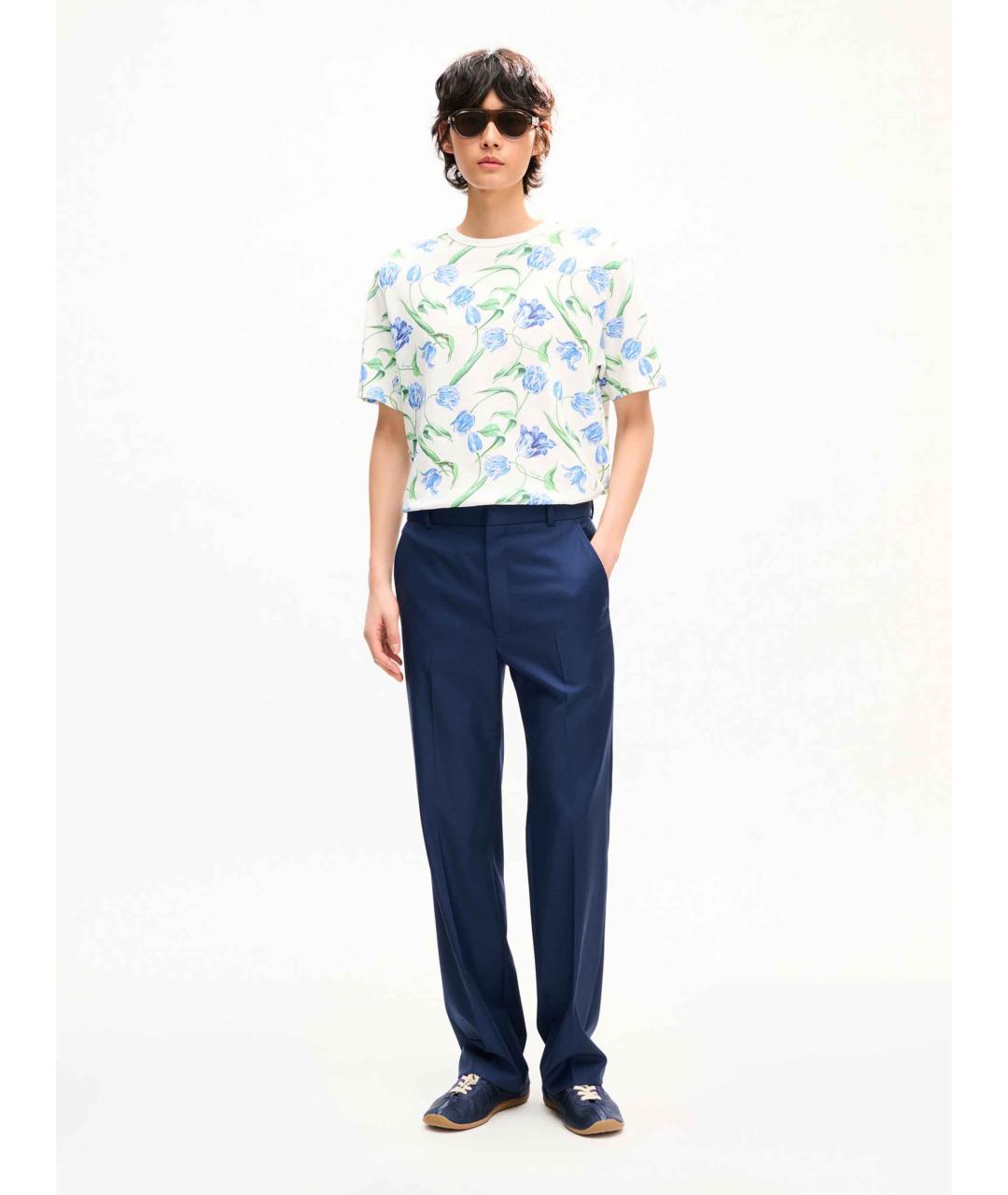 KENZO Белая хлопковая футболка, фото 4