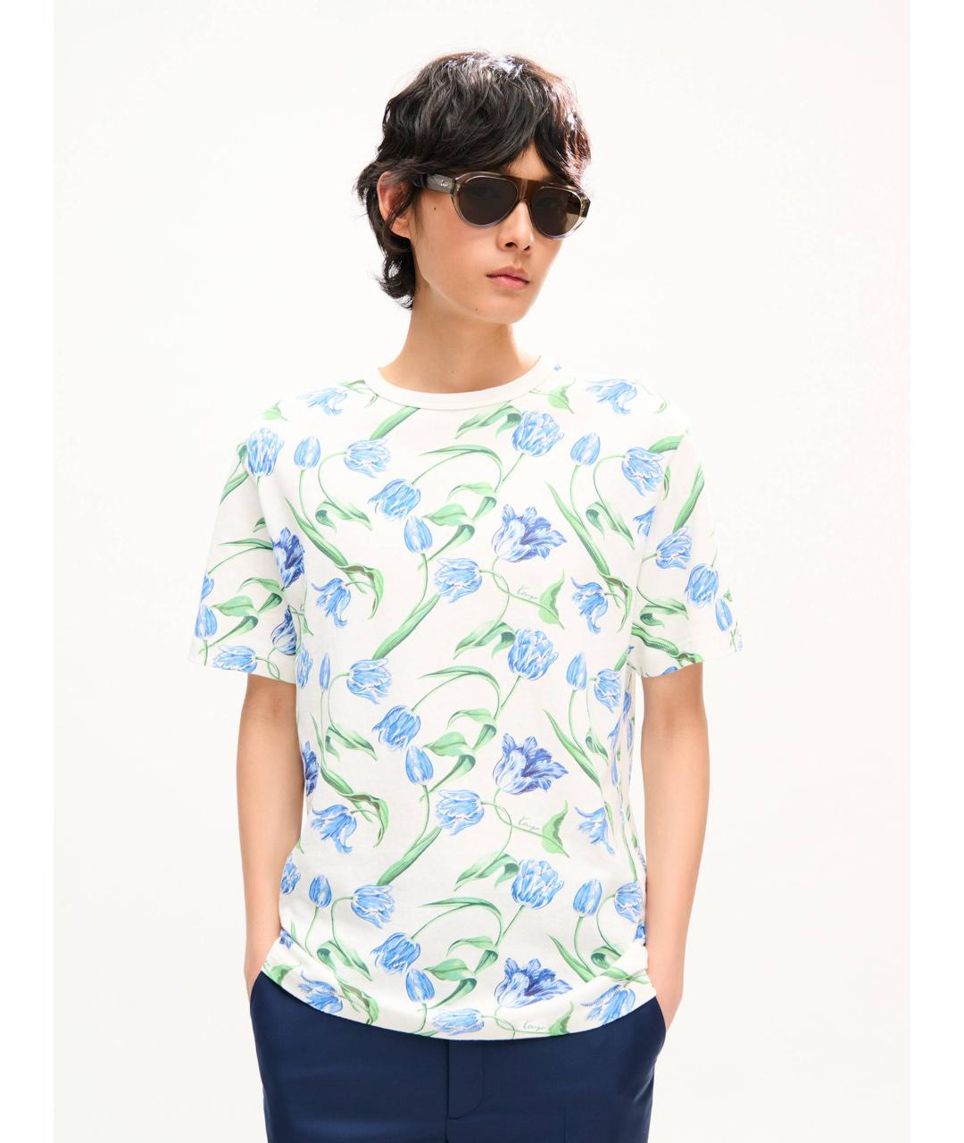 KENZO Белая хлопковая футболка, фото 2