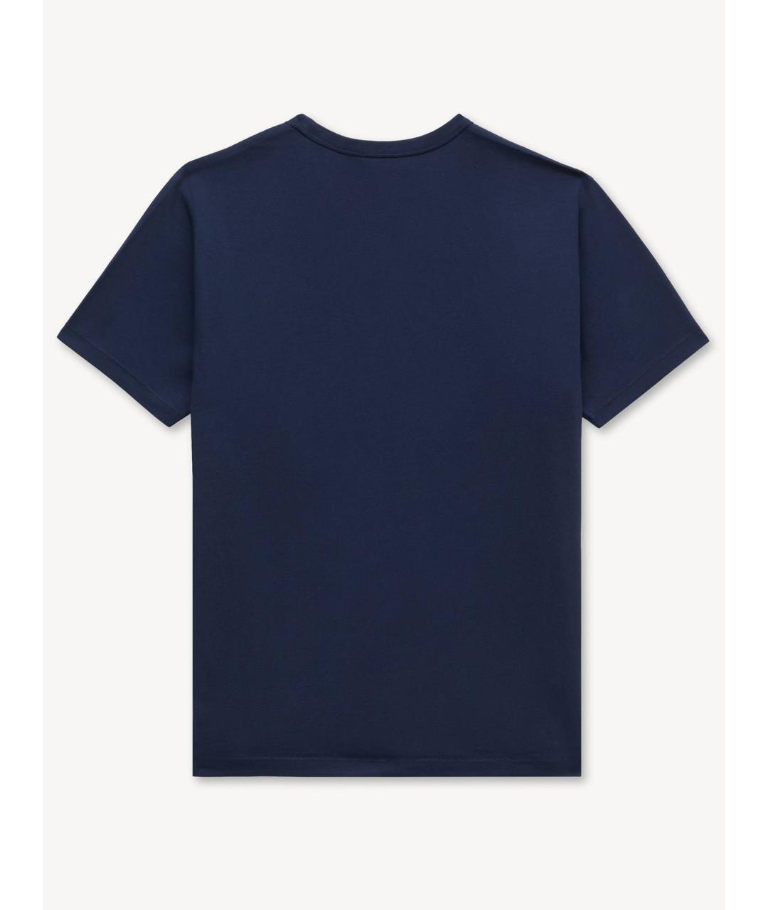 KENZO Синяя хлопковая футболка, фото 5