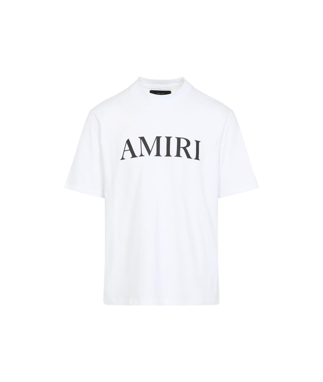 AMIRI Белая хлопковая футболка, фото 1