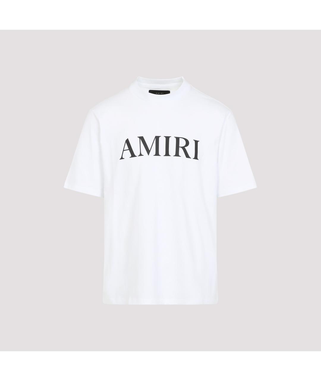 AMIRI Белая хлопковая футболка, фото 3