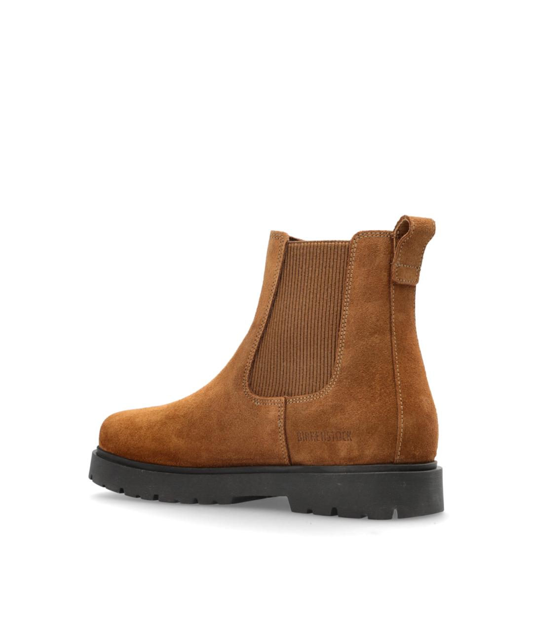 BIRKENSTOCK Коричневые замшевые ботинки, фото 5