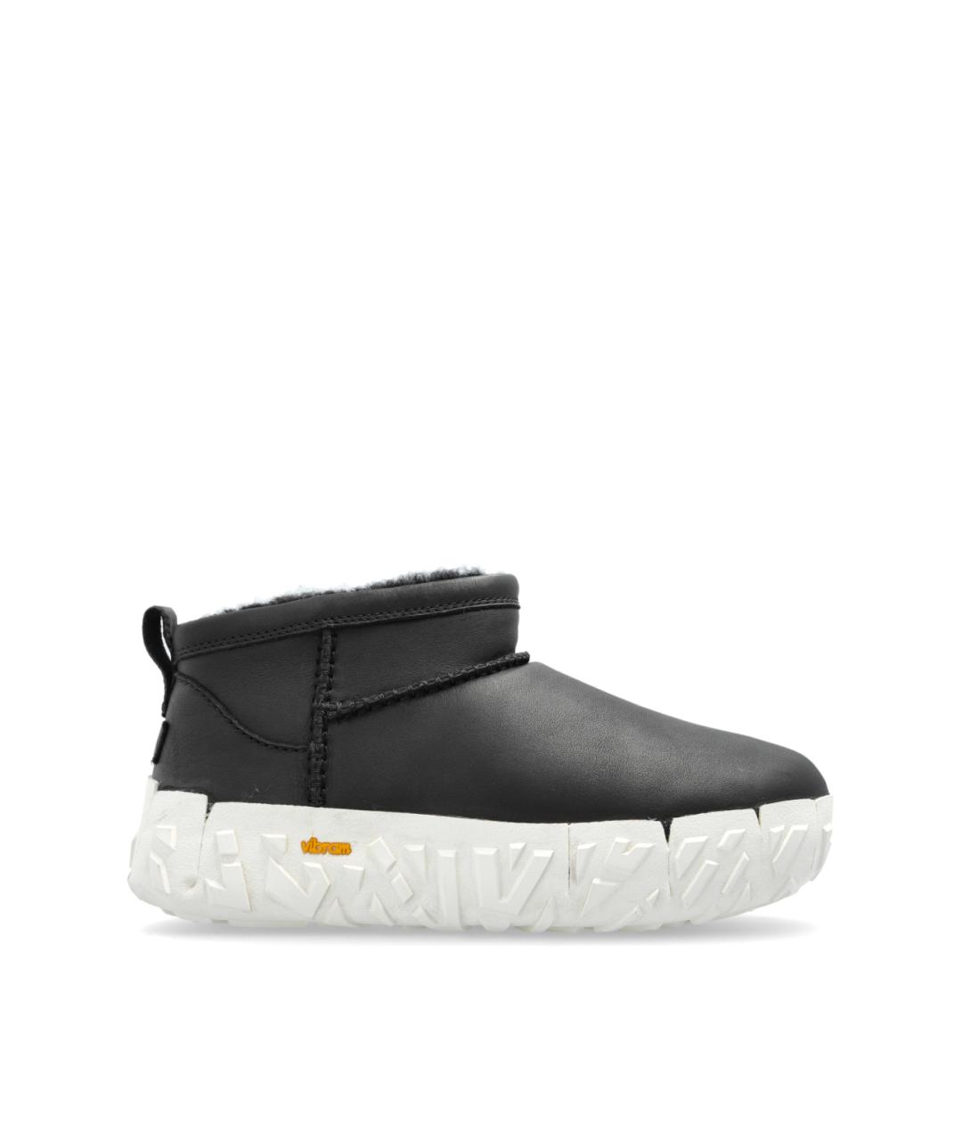 UGG Черные кожаные низкие ботинки, фото 1