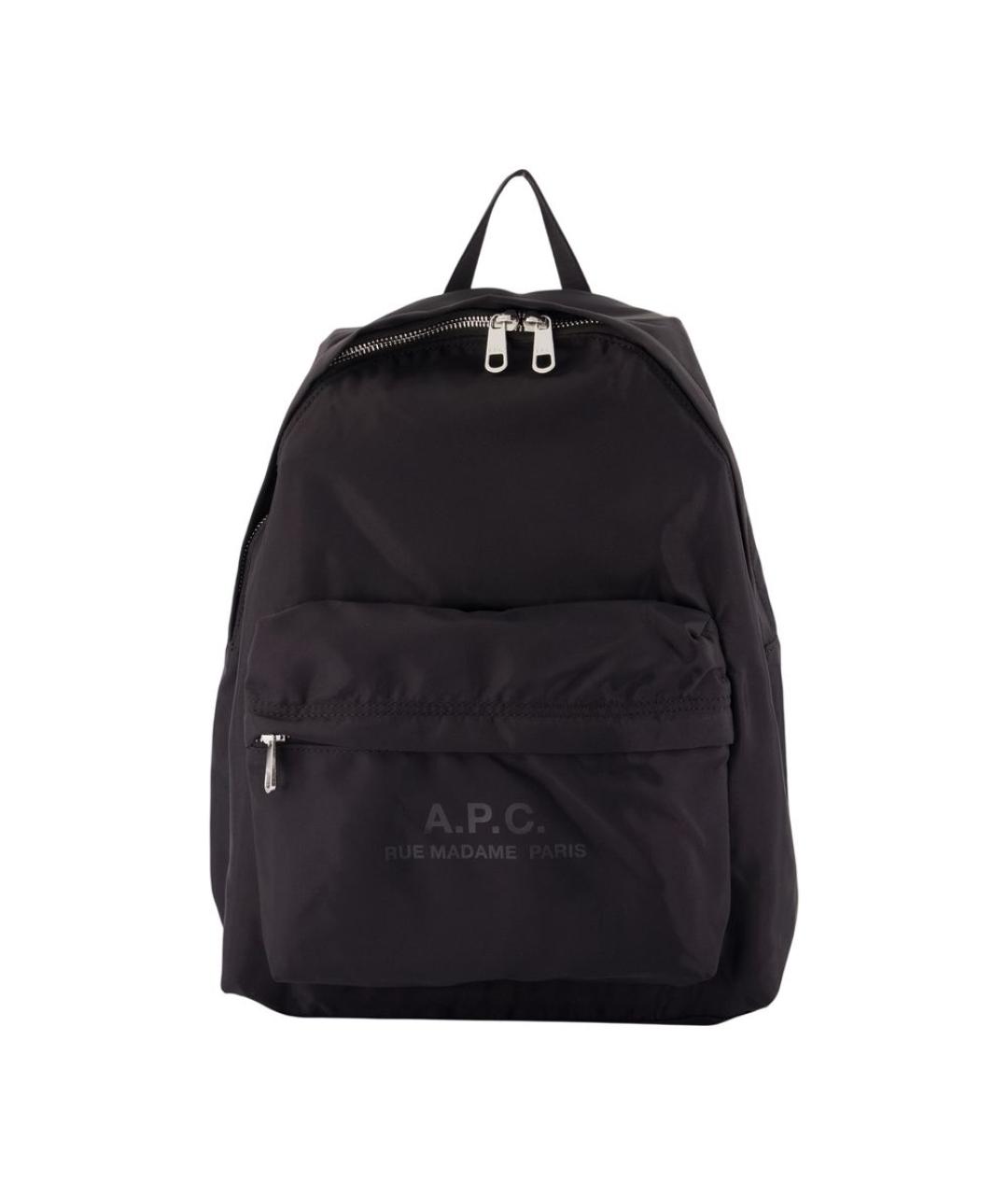 A.P.C. Черный синтетический рюкзак, фото 1