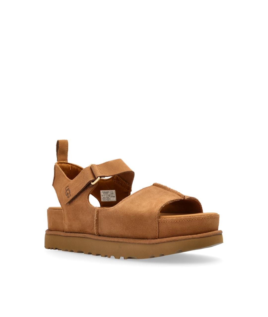 UGG Коричневые замшевые сандалии, фото 2