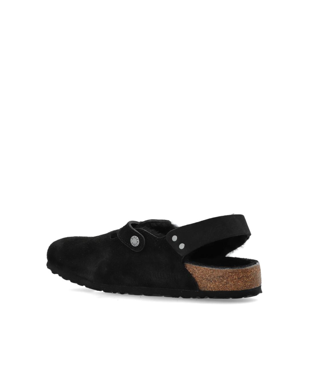 BIRKENSTOCK Черные замшевые сандалии, фото 3