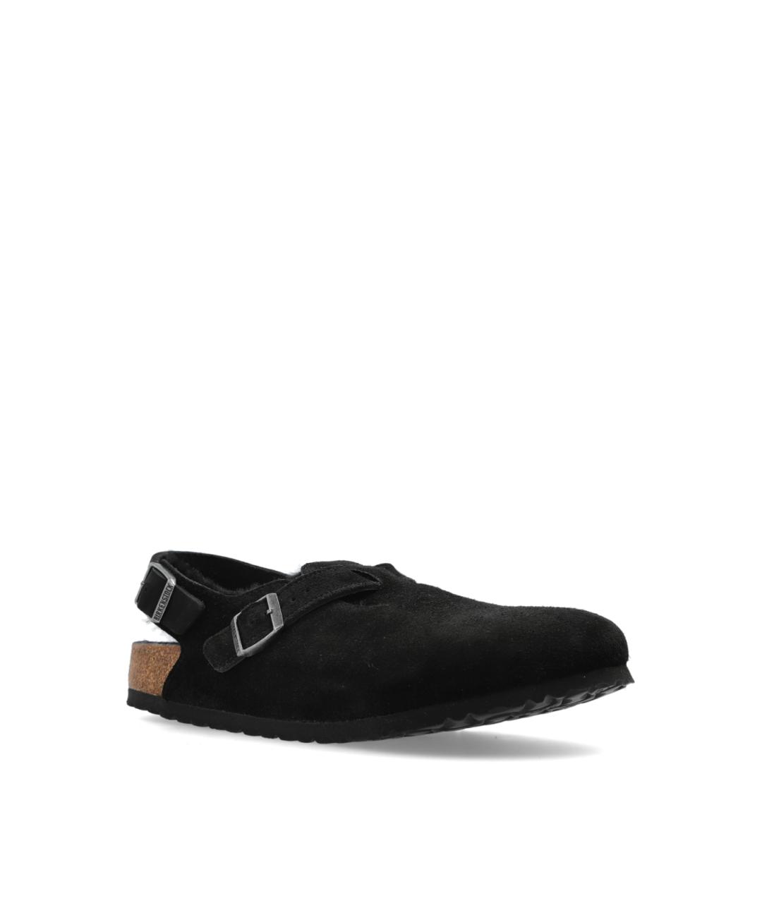 BIRKENSTOCK Черные замшевые сандалии, фото 2