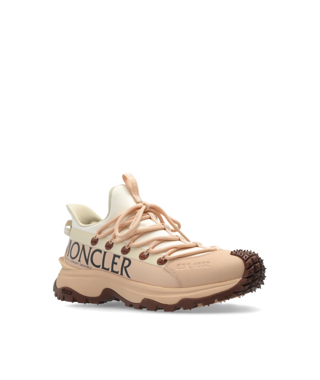 MONCLER Розовые кроссовки, фото 3