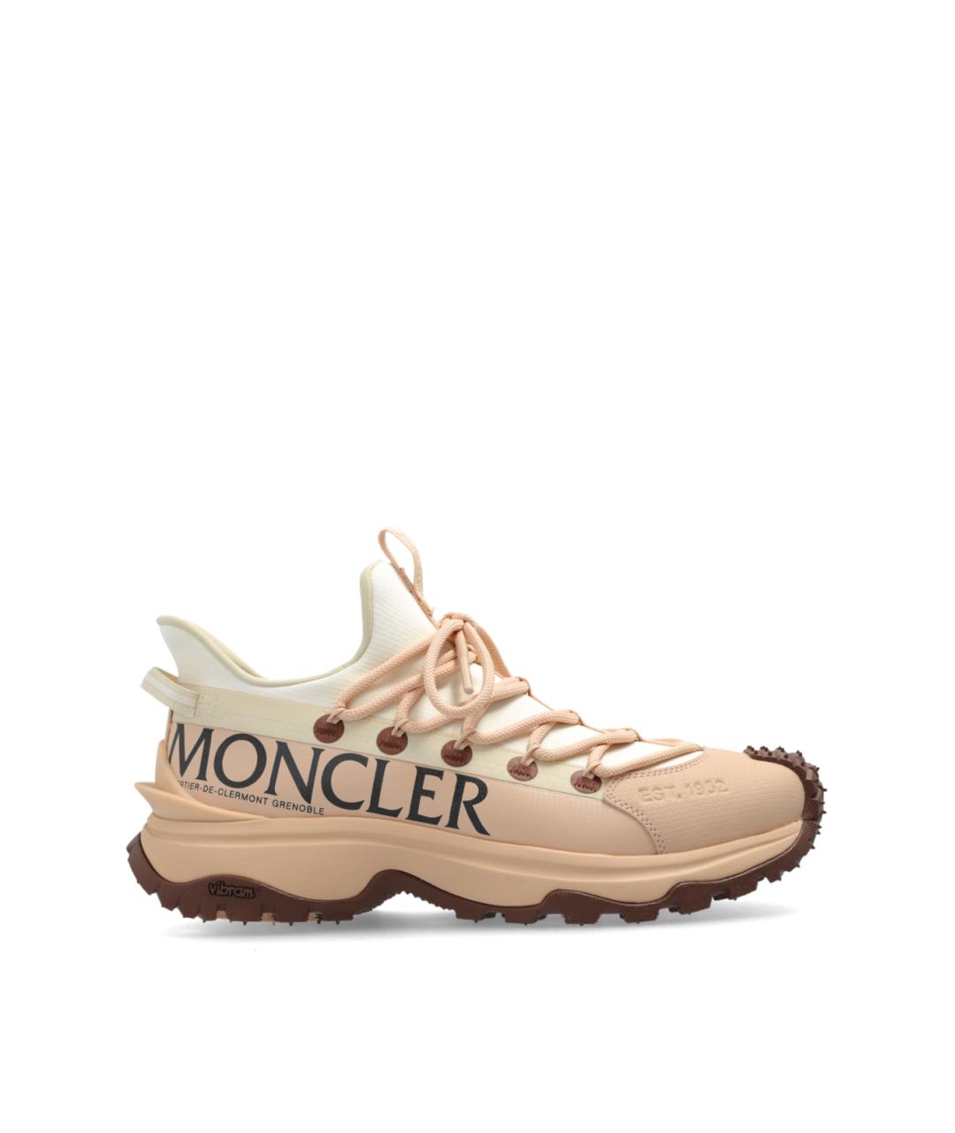 MONCLER Розовые кроссовки, фото 2