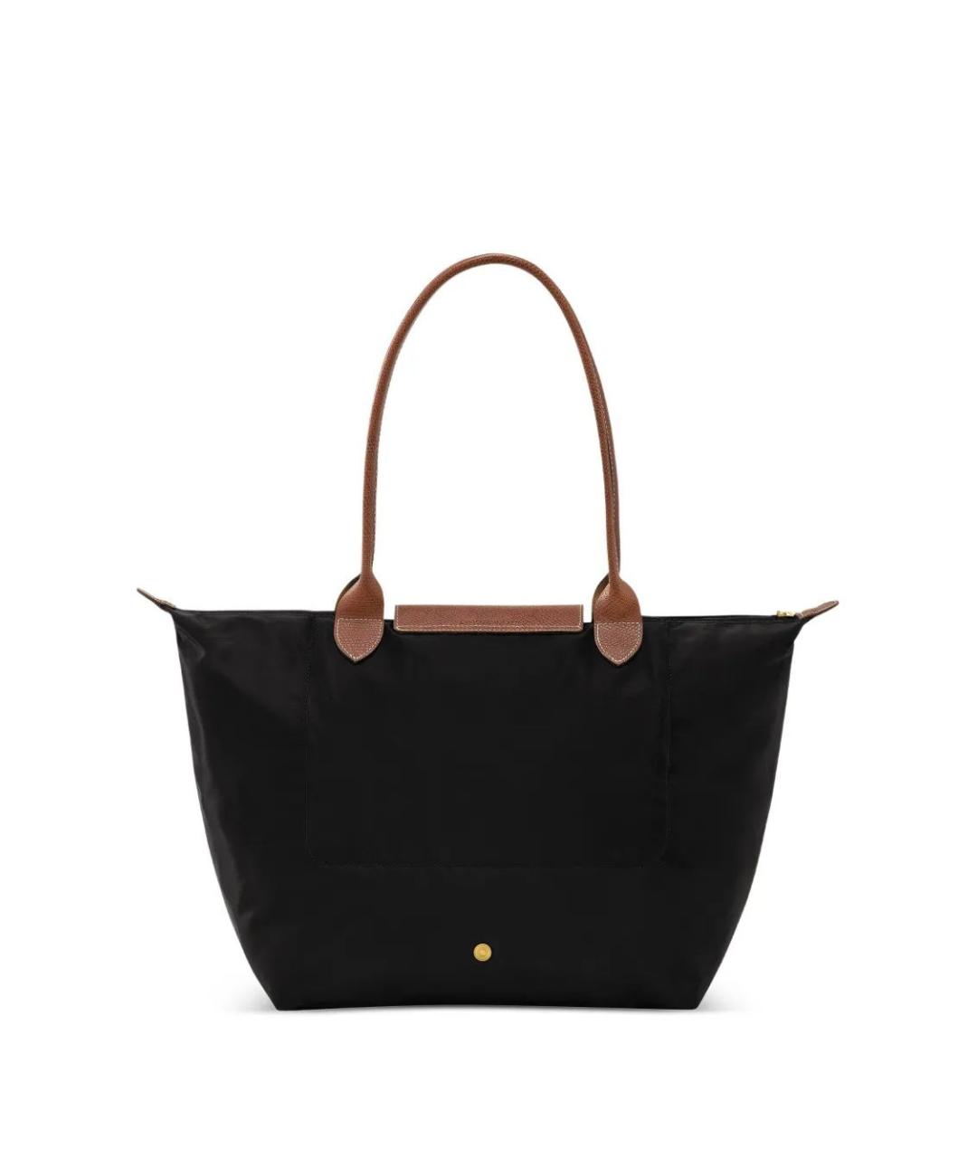 LONGCHAMP Черная синтетическая сумка через плечо, фото 2
