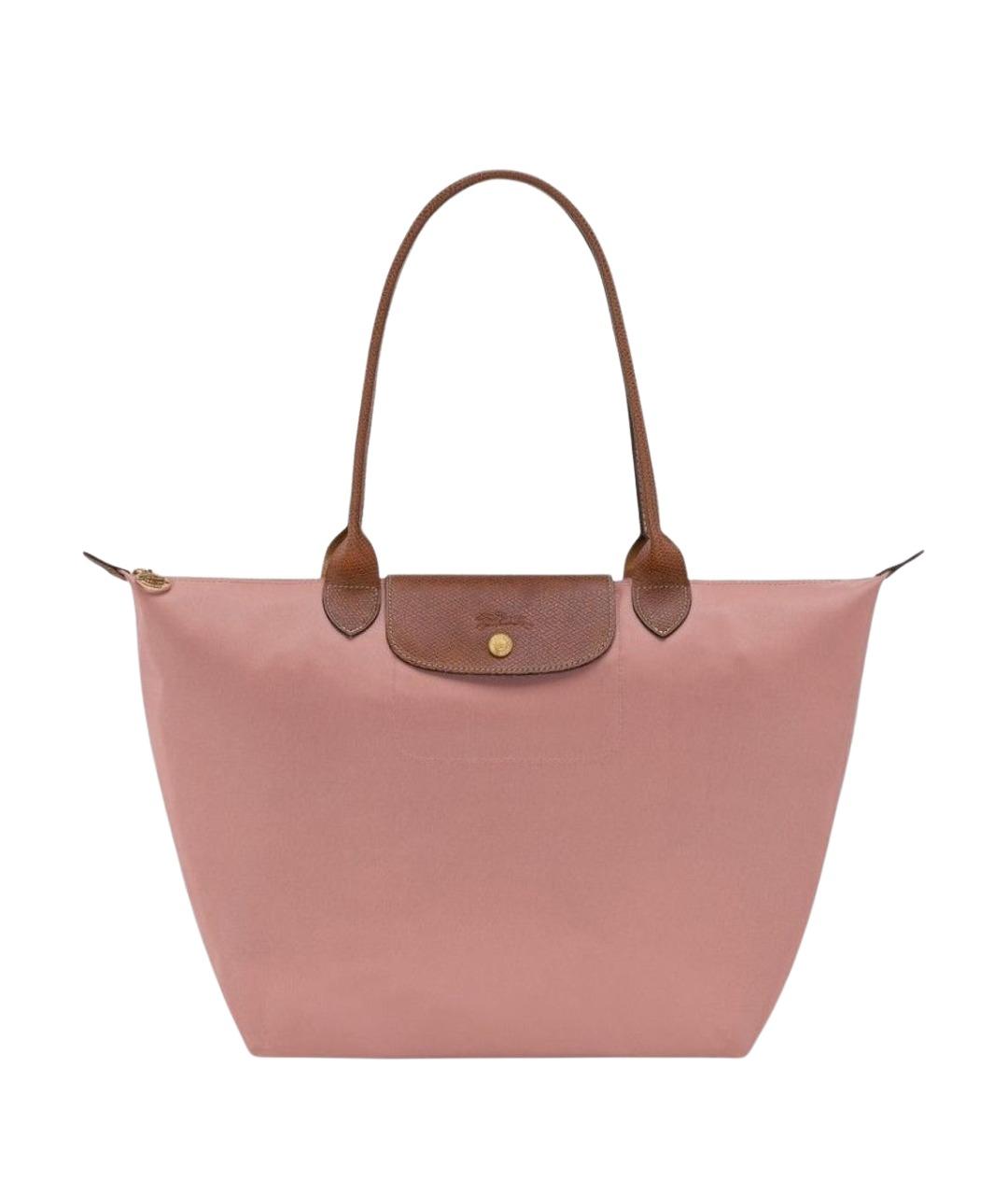 LONGCHAMP Розовая синтетическая сумка через плечо, фото 1