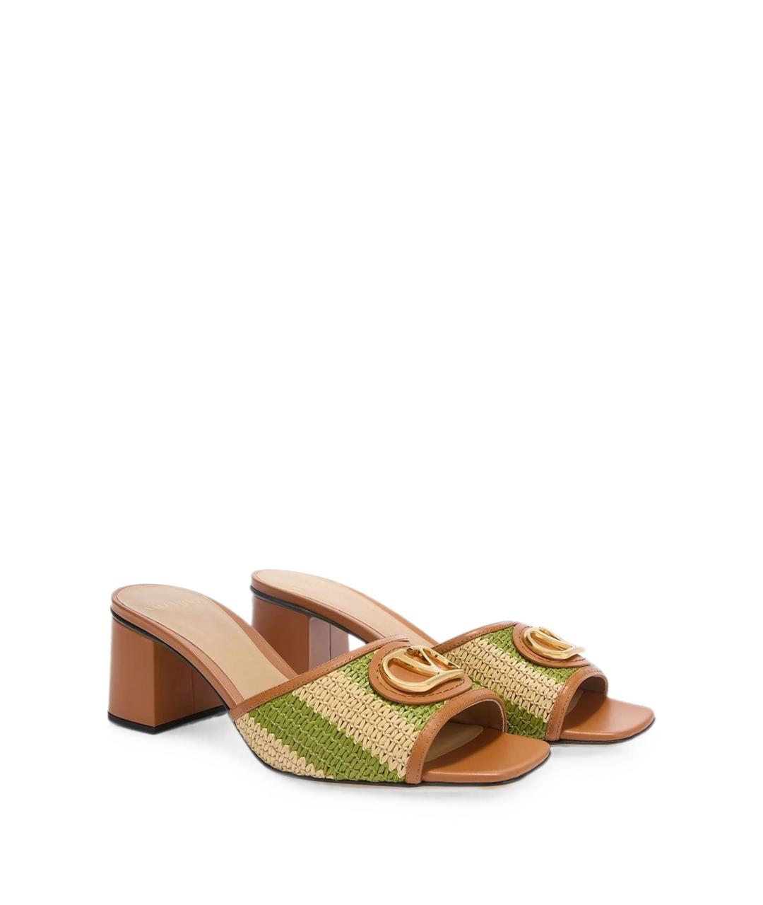 VALENTINO Кожаные сандалии, фото 4
