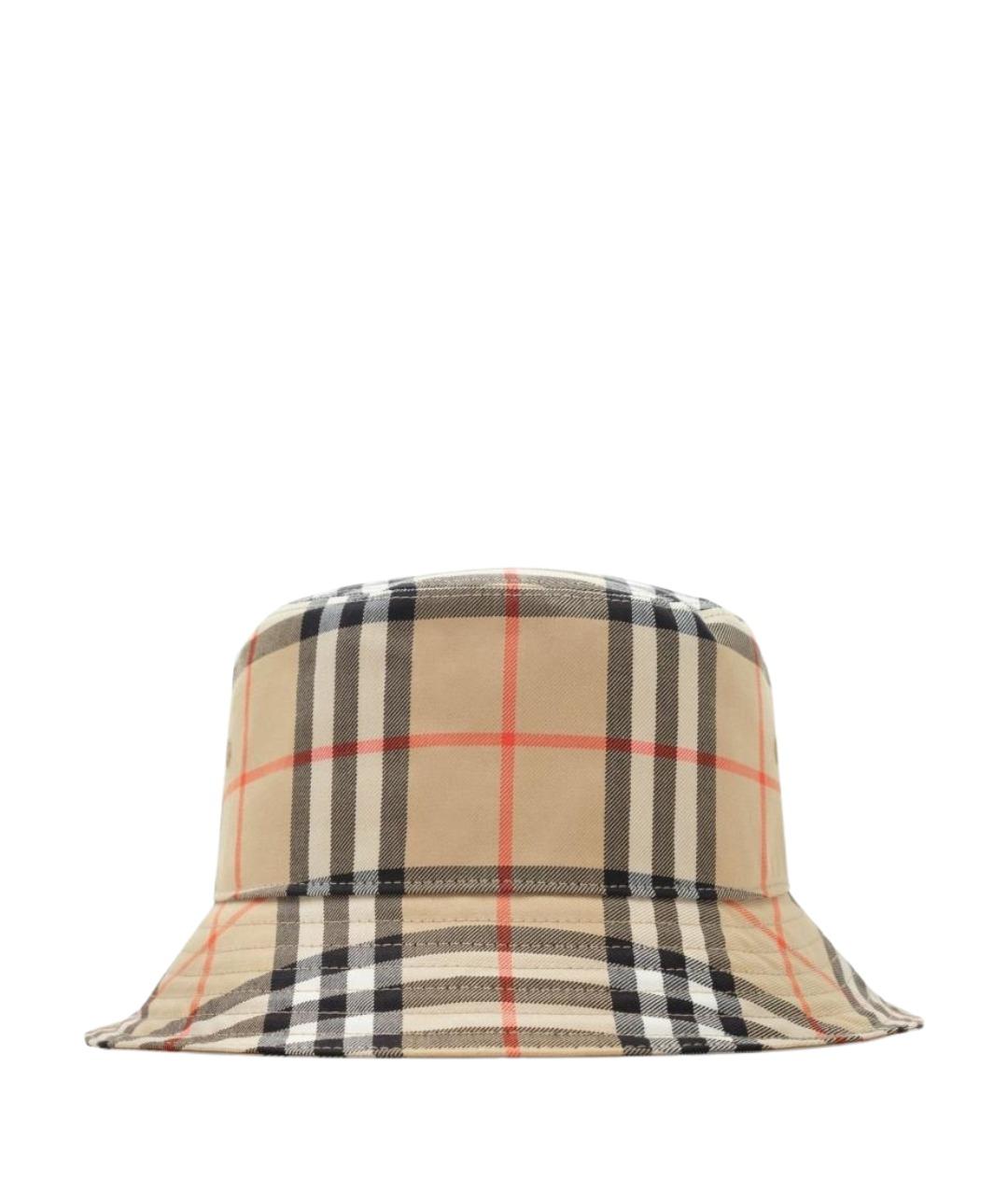 BURBERRY Бежевая хлопковая панама, фото 1