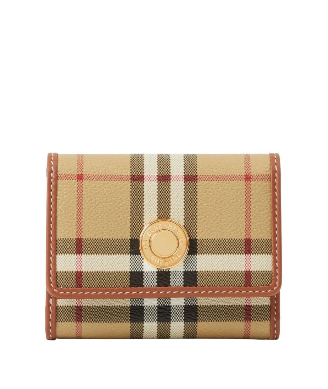 BURBERRY Бежевый кошелек, фото 3